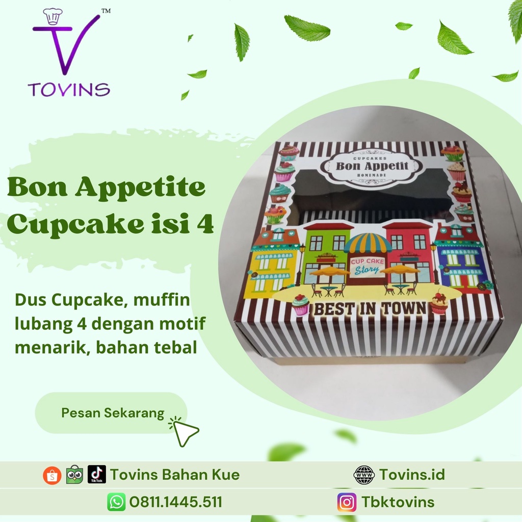 

Dus Bon Appetite Cupcake isi 4 & 6