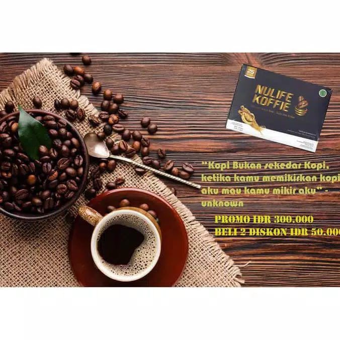 

PROMO NULIFE KOFFIE - KOPI GINSENG- KOPI STAMINA