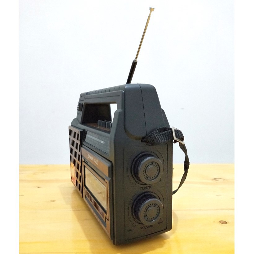 Radio Portable FM AM SW Tape Player Cassette Pemutar Kaset Pita SS839