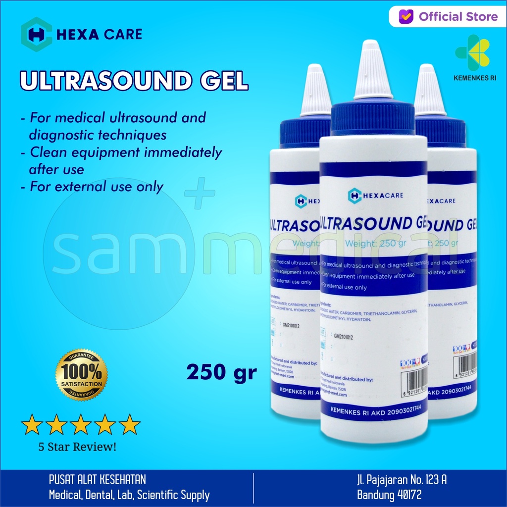 Jual Hexa Care Ultrasonic Gel / USG Gel BOTOL 250ml Shopee Indonesia