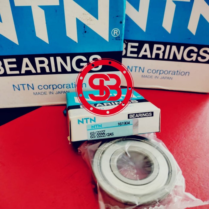 Bearing / Laker / Laher NTN 63/22 ZZ tutup besi 63/22ZZ