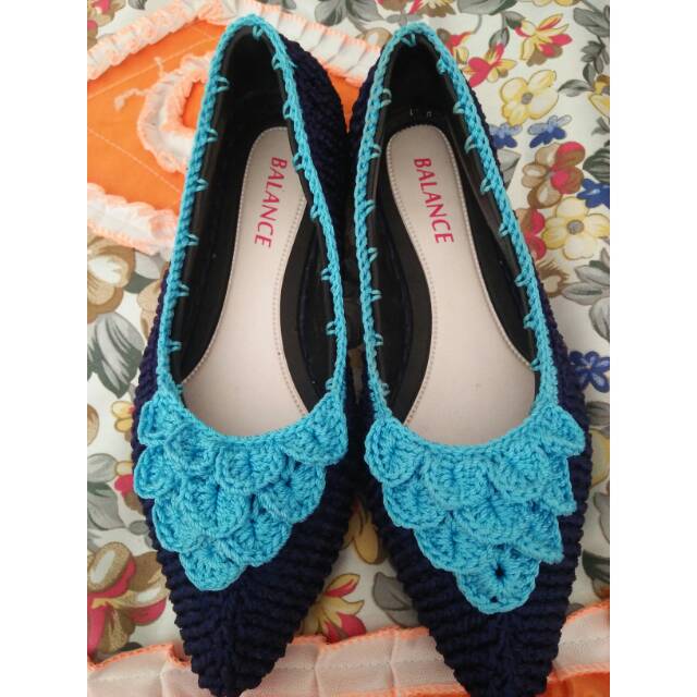 Sepatu rajut flat shoes