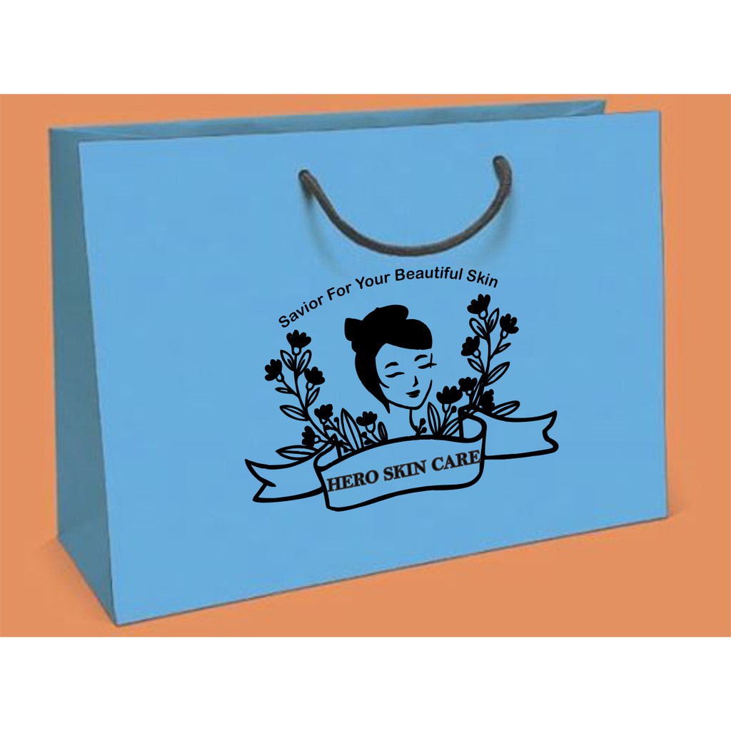 

PAPERBAG/GOODIEBAG/TAS KERTAS/ SHOPPING BAG LANDSCAPE CUSTOM SIZE DAN FREE SABLON
