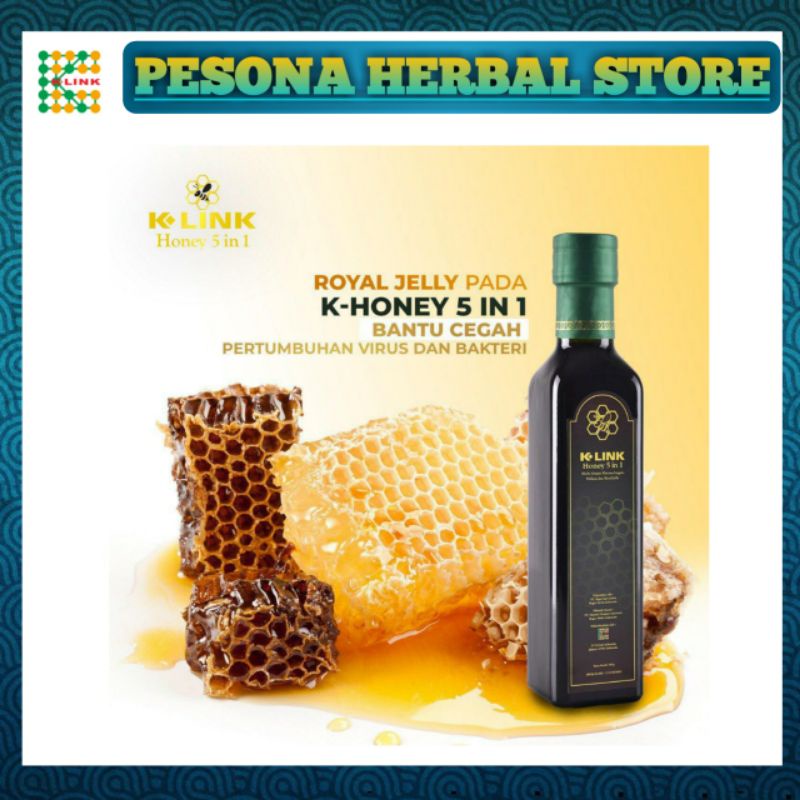 

K-HONEY 5IN1.ROYAL JELLY BUAH,KURMA,DELIMA,ANGGUR,MADU.