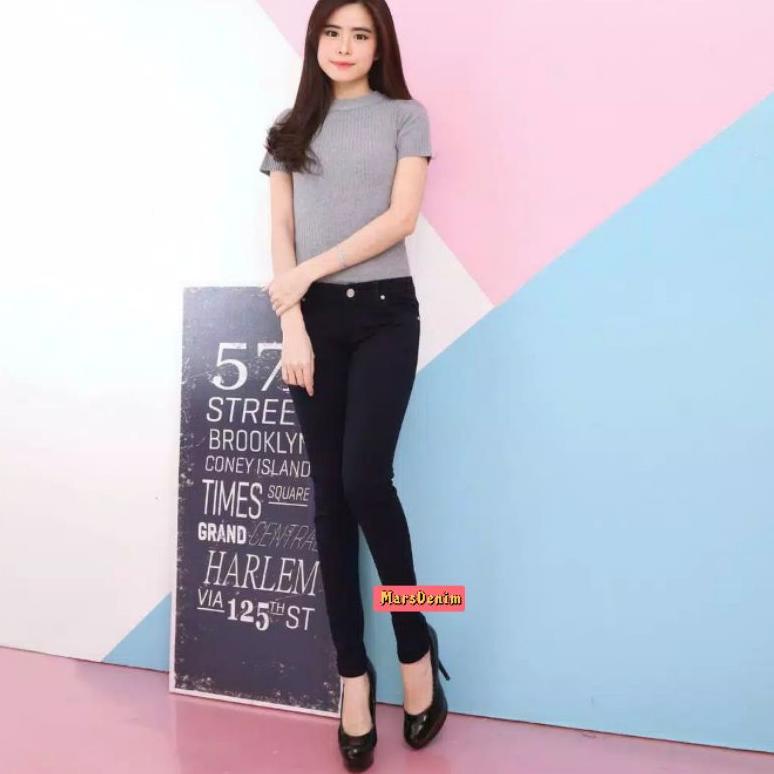 GRG.25Au22ᶜ– CELANA JEANS PENSIL SKINNY WANITA CEWEK