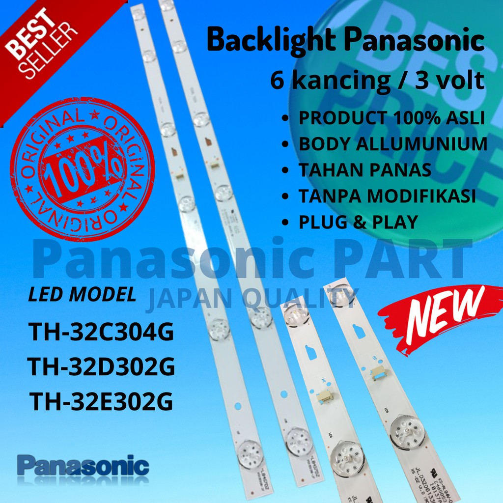 BACKLIGHT LED PANASONIC BACK LIGHT TH-32D302G TH-32C304G TH-32E302G