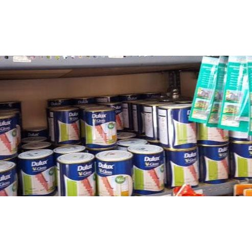 ◙ Dulux V-gloss cat besi dan kayu Brown Leather Doff ✱