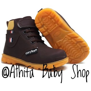  Sepatu  Boots  Anak  Laki Laki Perempuan  Coryfee Usia 1 2  3 