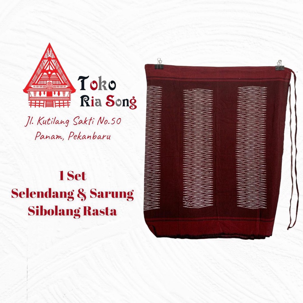 Sarung Sibolang Rasta Warna Kopi Gosong Pekanbaru
