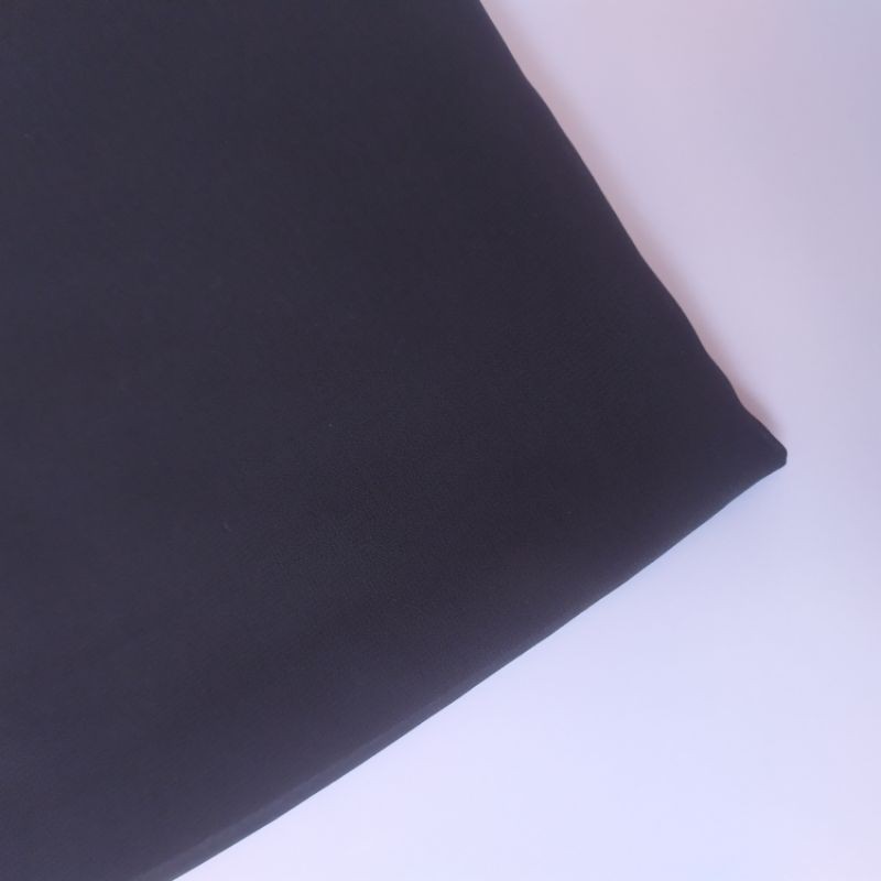 PASMINA 2 in 1 INER / PASHMINA + INNER /  PASHMINA / PASHMINA CERUTY (dijahit dengan innernya)-Hitam