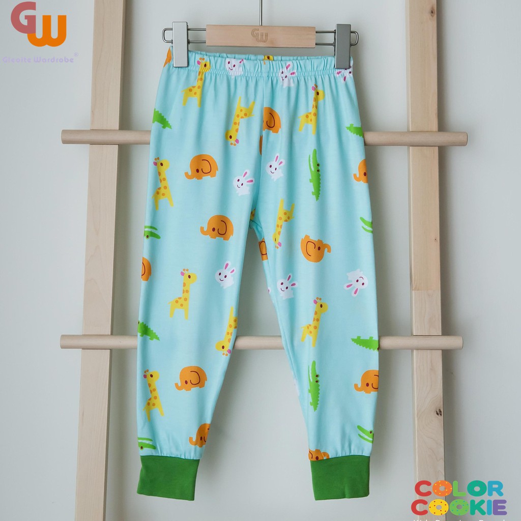 GW Gleoite Wardrobe baju tidur anak laki laki piyama katun bayi anak singa raja piyama lengan panjan-6