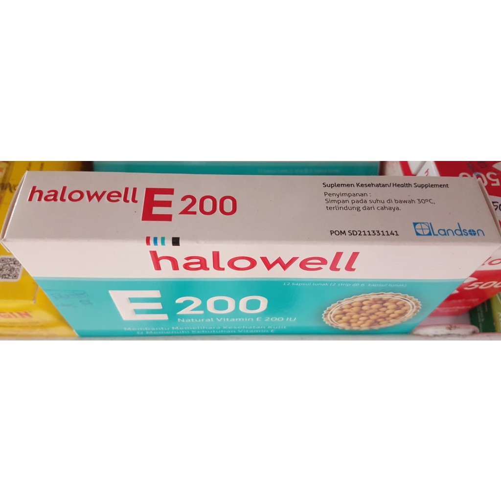 halowell vit-E 200iu soft cap (2x6s)