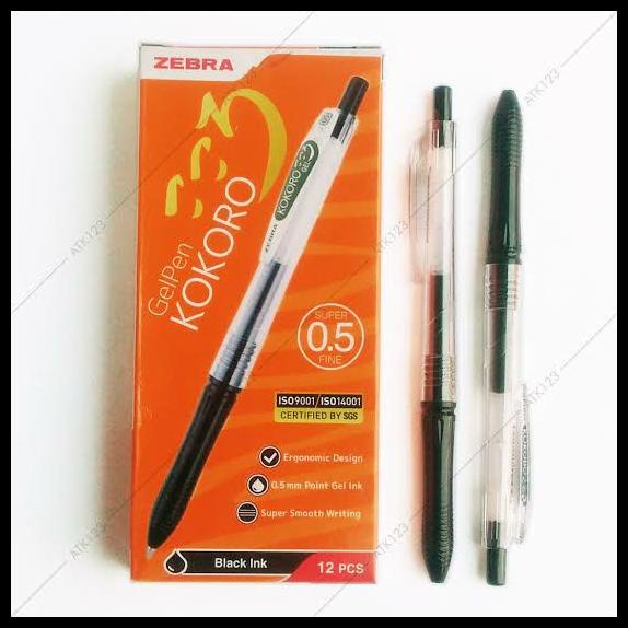 

Daisydooo | Pen Bolpoin Gel Kokoro Zebra 0.5 ( Isi 12 Pcs )