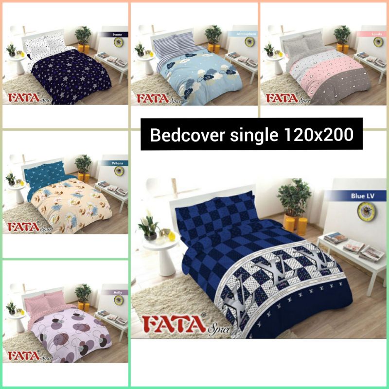 Bedcover set Singele Fata UK 120x200 / Bed Cover Single Fata Minimalis