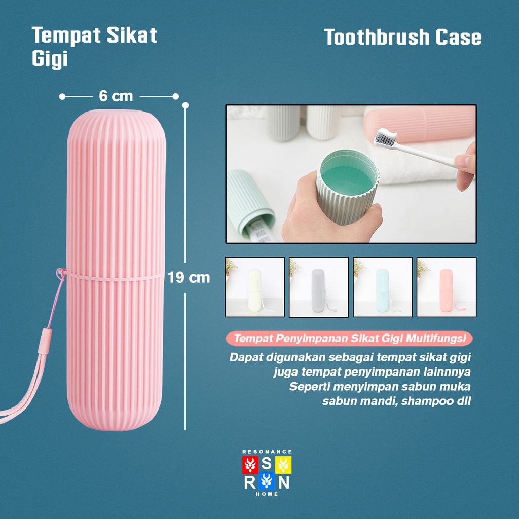 Botol Tempat Sikat Gigi Odol Travel / Tootbrush Case Portable