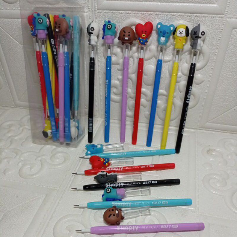 

Pensil Bensia karakter BT21 isi 12 pcs