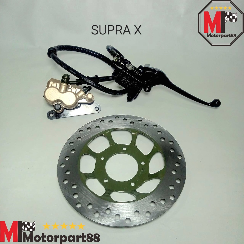 REM CAKRAM DEPAN ASSY KOMPLIT MASTER REM SET SUPRA X