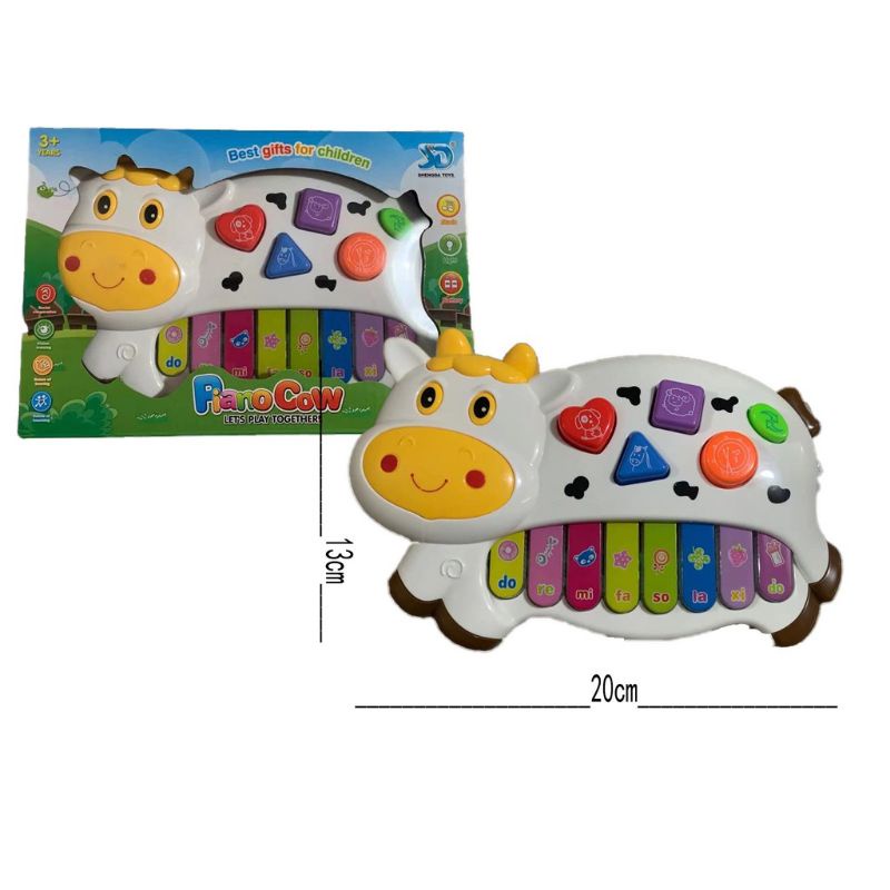 MAINAN PIANO COW NEW EARLY LEARN PIANO| MAINAN BAYI SD9923