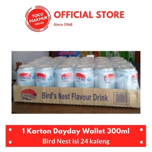 1 KARTON SARANG BURUNG BIRD NEST 300ML ISI 24PCS MINUMAN KALENG - DAY DAY