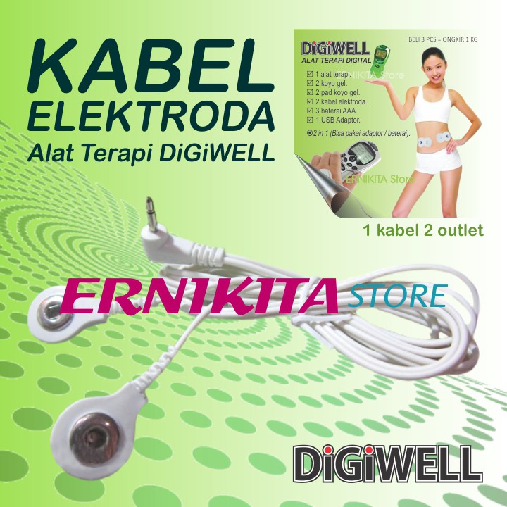 DIGIWELL Kabel Elektroda - Sparepart Alat Terapi Digital