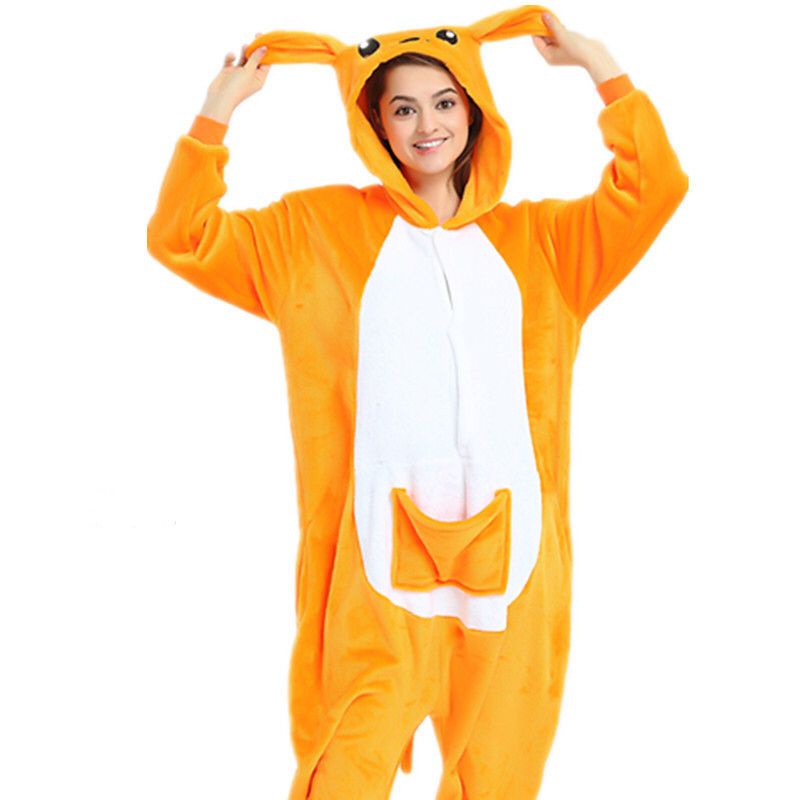 BAJU ONESIE KOSTUM KANGURU KANGROO COSPLAY PIYAMA BAJU TIDUR