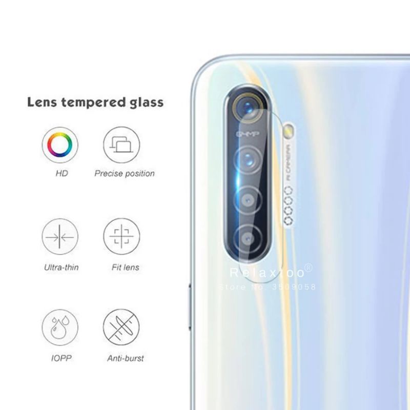 PROMO - TEMPERED GLASS FULL LAYAR KAMERA SKIN CARBON REALME X2 XT TG ANTI GORES DEPAN BELAKANG