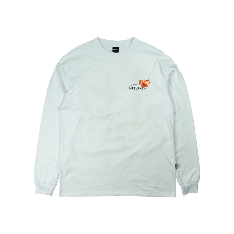 MLTS CORVUS WHITE - MELVANT LONGSLEEVE TSHIRT