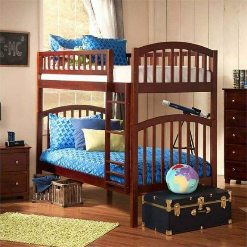 DIPAN TEMPAT TIDUR ANAK TINGKAT FURNITURE  KAYU JATI JEPARA