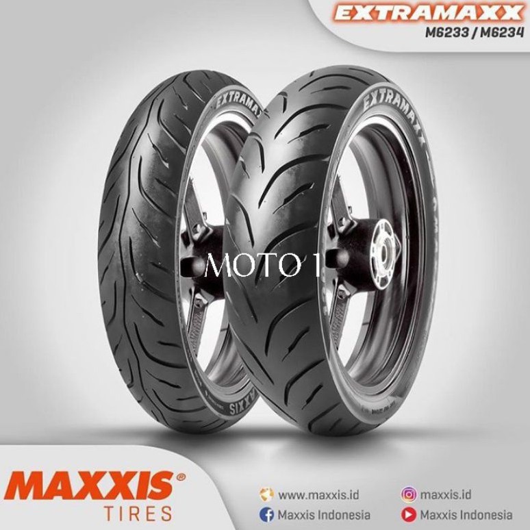 PAKET BAN MAXXIS 80/90-14 DAN 90/90-14 EXTRAMAXX - TUBELESS