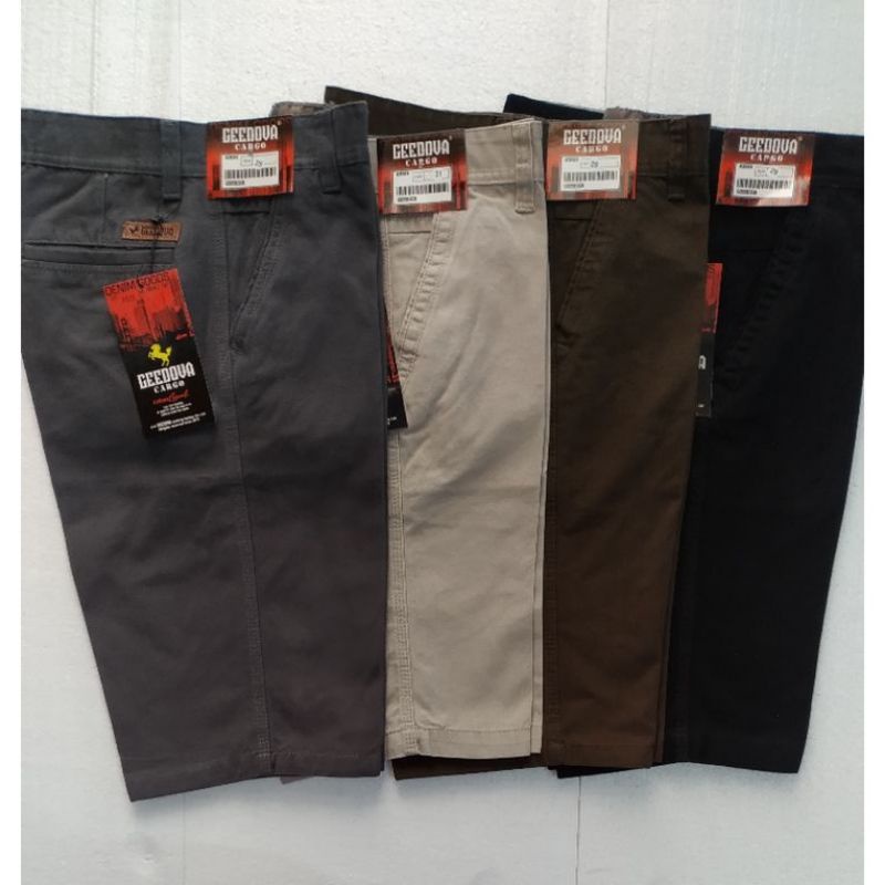 Celana Pendek Pria Bahan Katun Canvas Premium