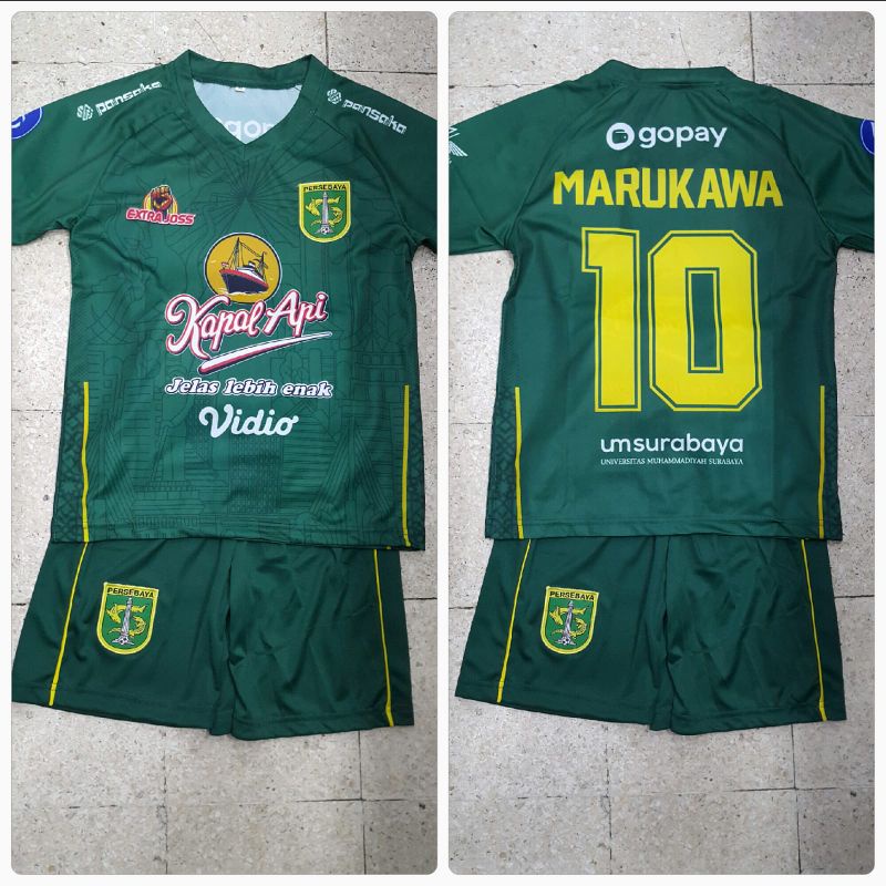 SETELAN JERSEY PERSEBAYA ANAK KIDS WANI BONEK BEST SELLER