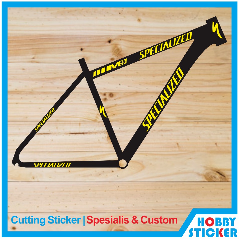 Decal Frame Specialized Sticker MTB  Stiker  Sepeda  Custom  