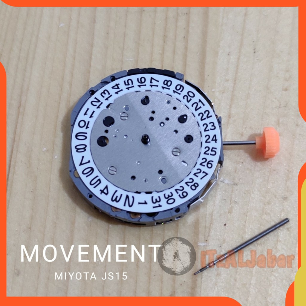 Mesin jam tangan Miyota JS15 Mesin Miyota JS 15 Original