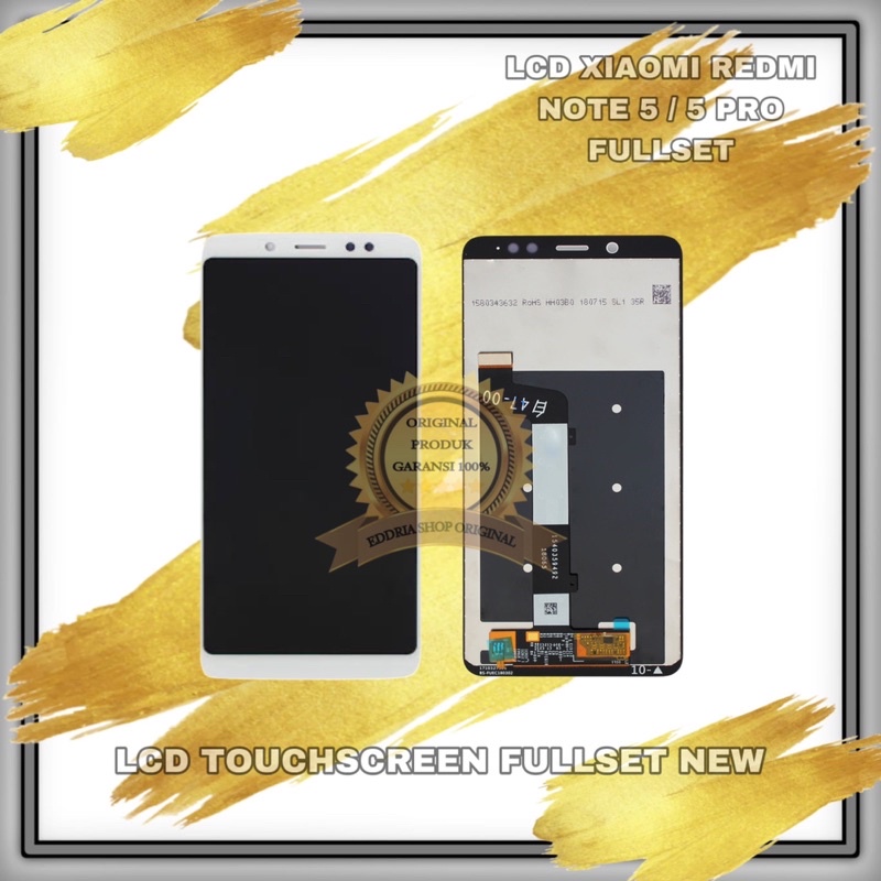 Lcd Touchscreen Xiaomi Redmi Note 5 pro / Redmi Note 5 Original Incell New Fullset