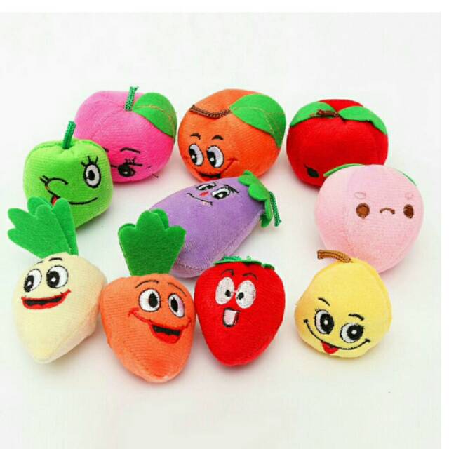 BONEKA JARI SERI BUAH DAN SAYURAN