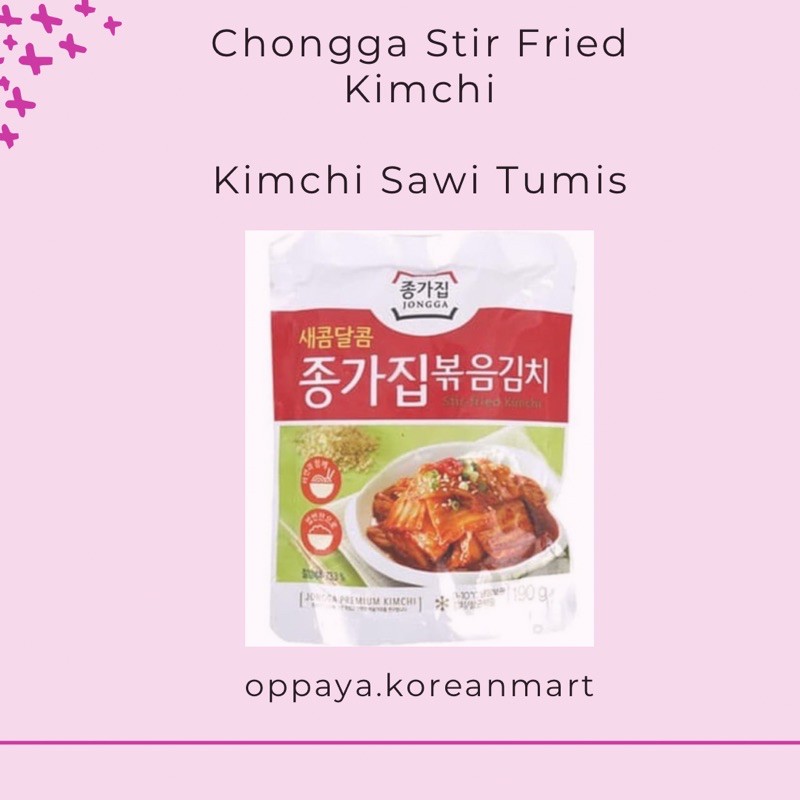 

CHONGGA JONGGA STIR FRIED KIMCHI - KIMCHI SAWI TUMIS MADE IN KOREA