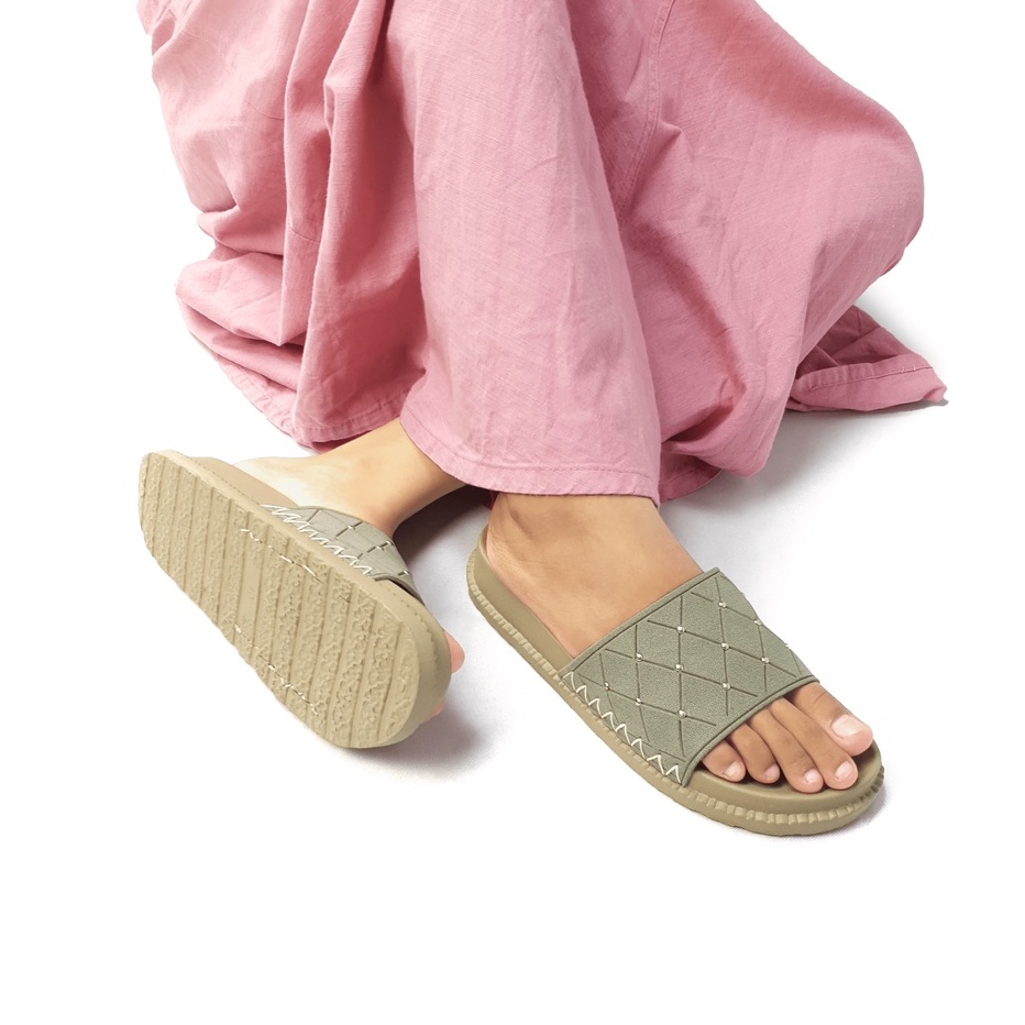 Sandal Jelly Velonesia Sandal Wedges Wanita Platform Birken Korea Style Leona Series - Amity