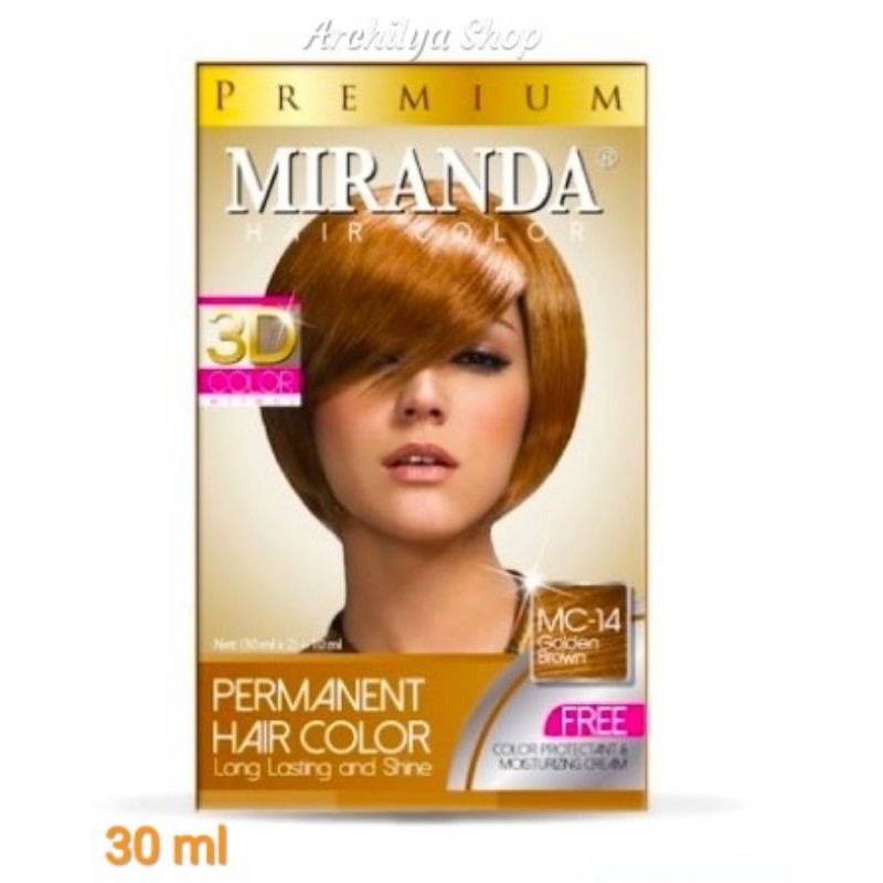 Miranda Hair Color MC-14 Golden Brown 30 ml