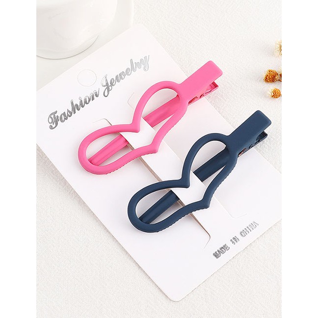 LRC Jepit Rambut Fashion Random Color Love Hairpin Y61419