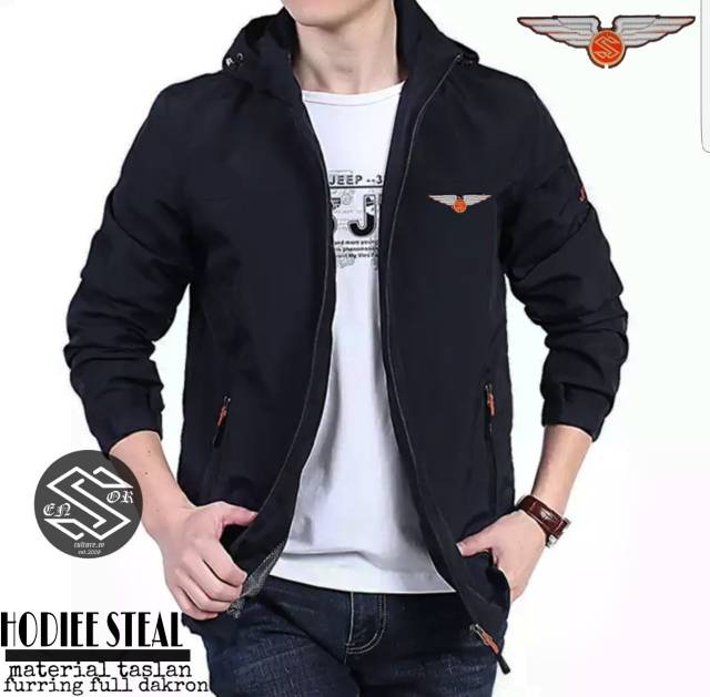 CODE SIX - Jaket Bomber Pria (Military, Airforce, Basic)