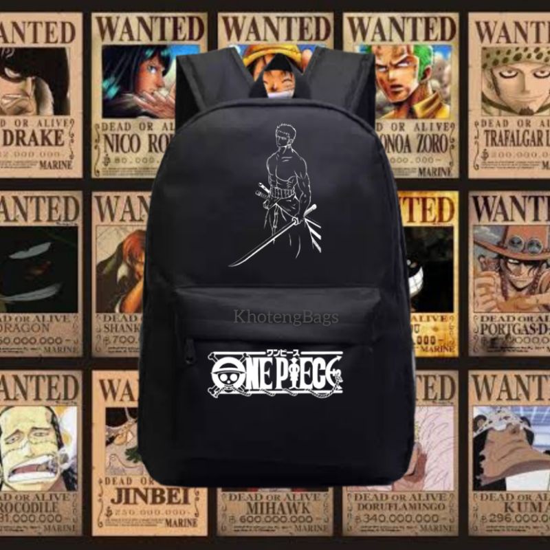 Tas Ransel Anime One Piece Zoro