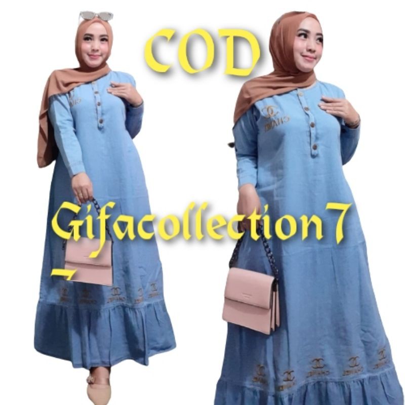 BAJU GAMIS WANITA JEANS LEVIS ALULA BISA COD