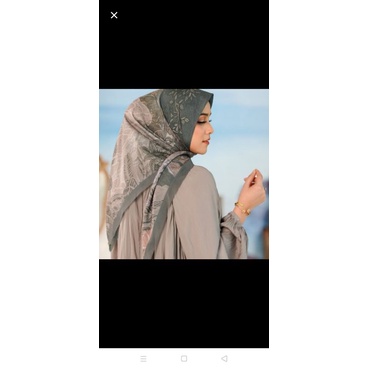 Ready Buttonscarves series Nusantara volcano Voal square