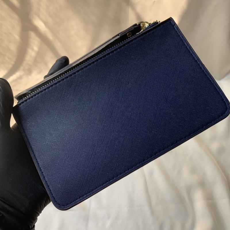 Kate Spade Slim Bee Wristlet / Pouch Navy