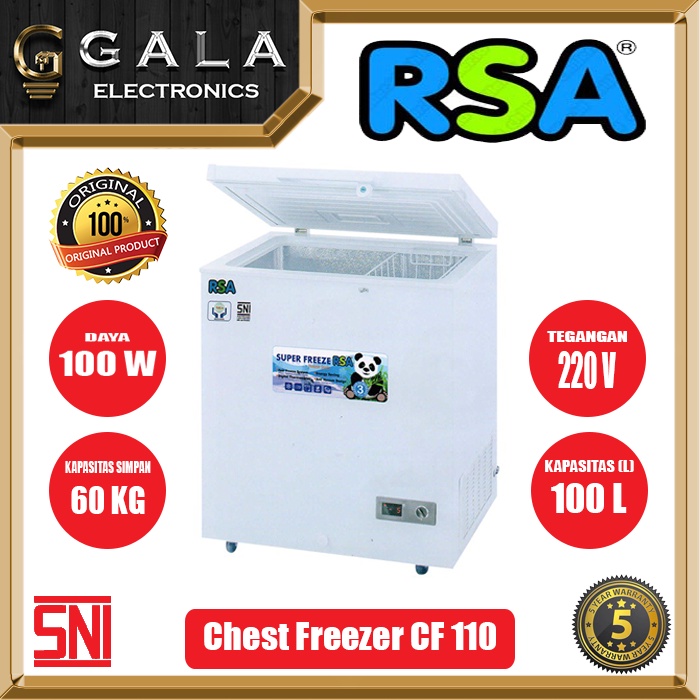 Chest Freezer Box RSA CF 110 (100 Liter)