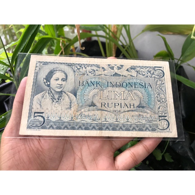 Uang Kuno 5 Rupiah Budaya Axf