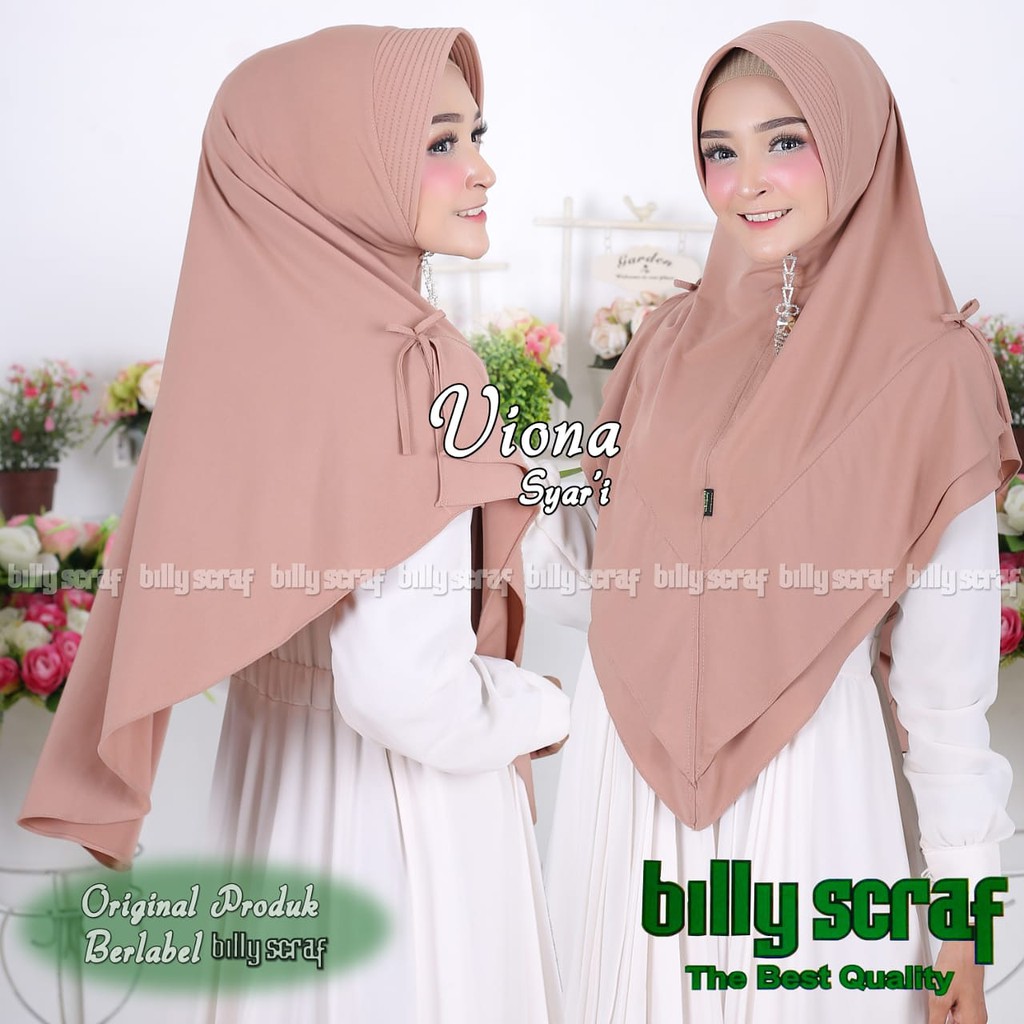 Hijab Murah Scarf Seri VIONA SYARI Instan Original by Billy Scraf