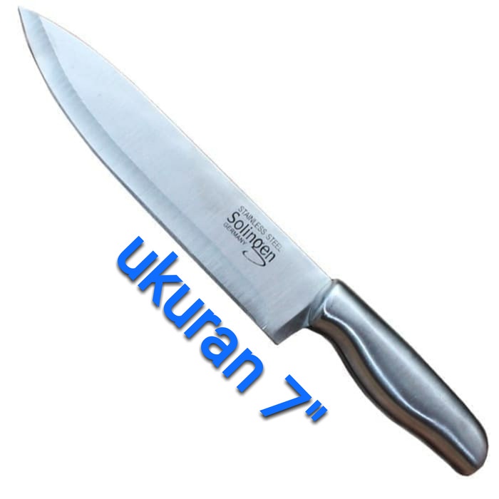 PISAU SET Pisau SOLINGEN 7" Stainless Steel (D4H6) Pisau dapur import Pisau tajam Pisau dapur baja P