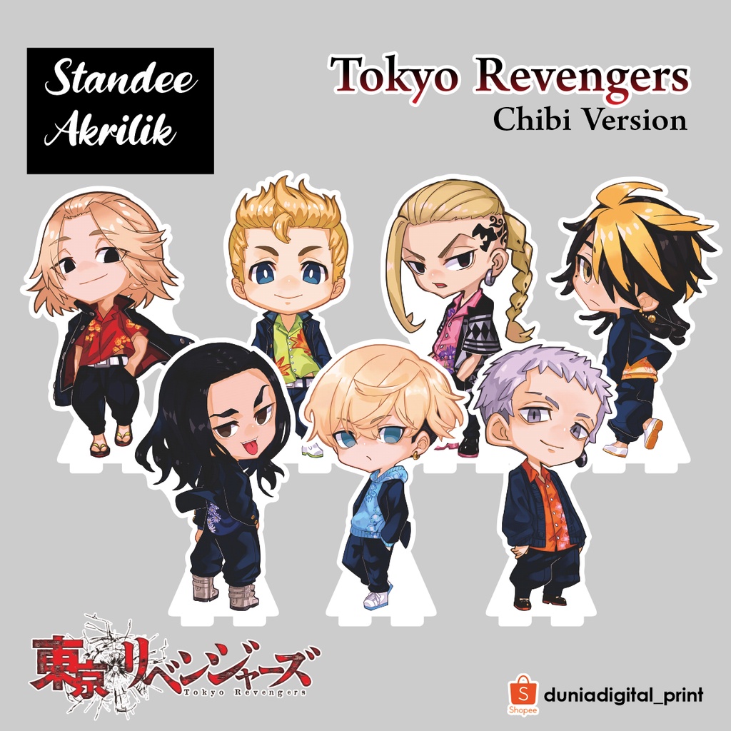 Standee Tokyo Revengers Akrilik Chibi