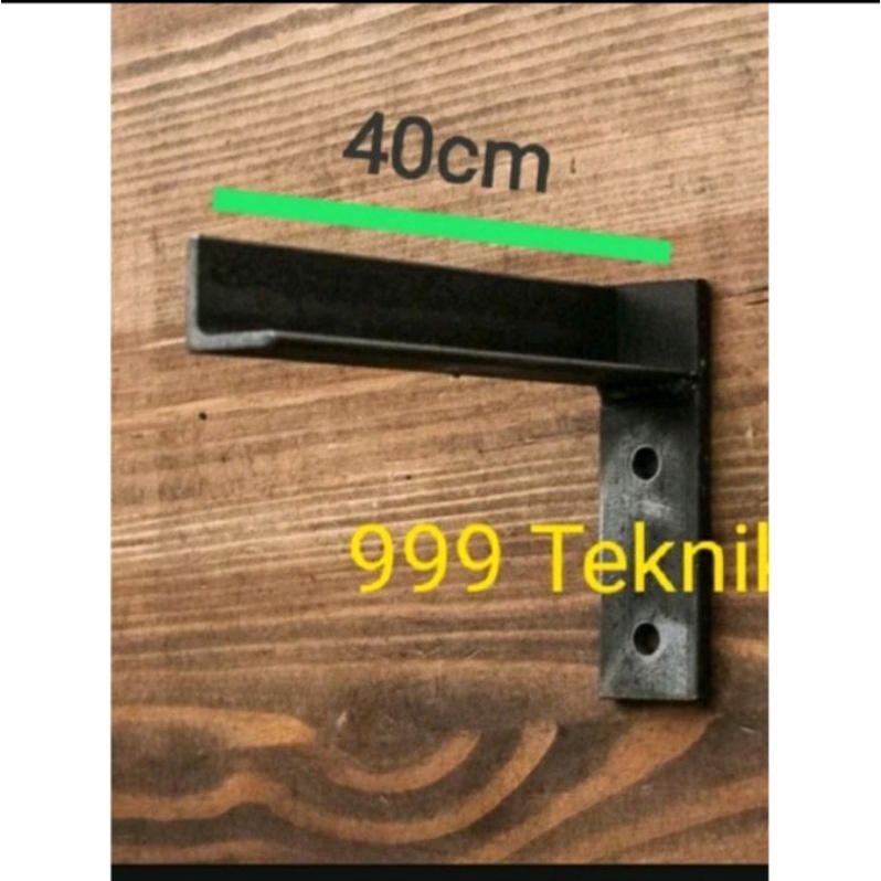 rak siku besi L papan ambalan 40 cm